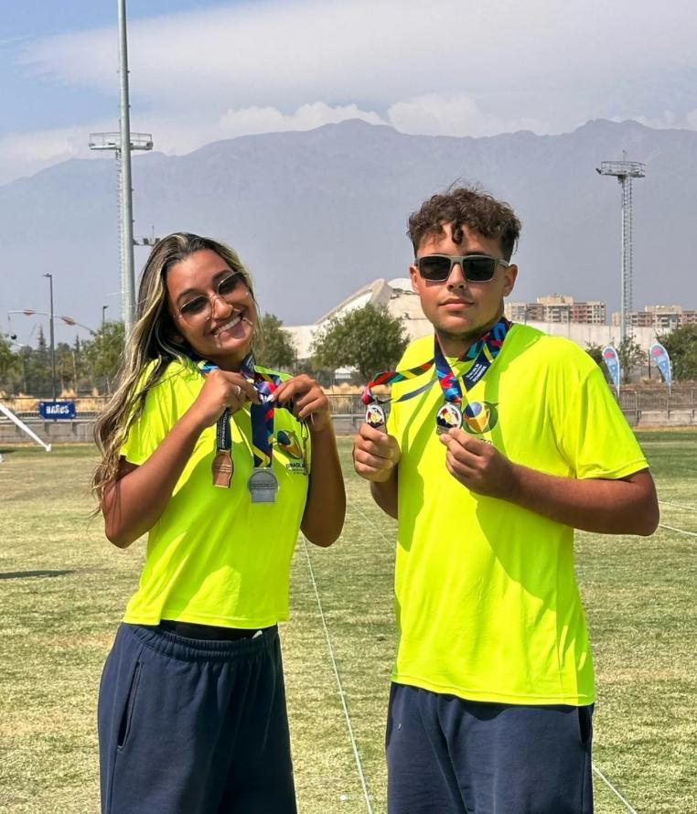 Ana and Felipe Shine at the South American Youth Championship in Chile